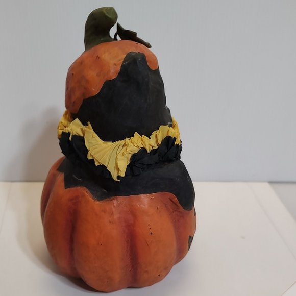 Bethany Lowe Designs - Halloween Black Cat in Jack O Lantern  - 8 inches… - Picture 3 of 7